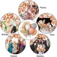 thumbnail image 2 of Rose Gold Skin Color Balloon Set Arch Festive Party Wedding Decoration Arrangement Balloons, 2 of 5