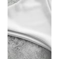 thumbnail image 7 of ZAFUL for Women Swimwear Ribbed High Leg Underwire Bikini Swimsuit White L, 7 of 7