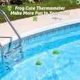 thumbnail image 3 of Water Temperature Thermometer for Pool Hot Tub Spa Ice Bath, Floating Shatter Resistant Pool Thermometer with String, Easy Read Pool Accessories for Indoor Outdoor Use(8.26Inch,Saffron), 3 of 7
