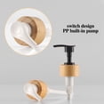 thumbnail image 5 of 17oz Pump Bottle Dispenser, Shampoo Bottles with Pump, Refillable Plastic Soap Dispenser Pump Bottle for Lotion, Massage Oil, Shampoo,Include Label,Clear & dull polish, 5 of 6