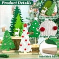 thumbnail image 2 of Decoraciones de Mesa Navideñas SUNBEAUTY 7PCS Árboles Mini en Fieltro, 2 of 9