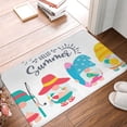thumbnail image 2 of KLL Gnomes Summer Print Front Door Mat Indoor Outdoor Entrance, Non-Slip Mat All-Weather Doormat Indoor Outdoor Rug Patio Porch Entryway Mat, 23.6''x15.7'', 2 of 7