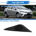 thumbnail image 2 of Parrilla de Luz de Niebla Frontal Derecho No.52127YK020 Inserciones de Cubierta de Luz de Niebla Inferior Frontal para Toyota Corolla 2012-2017 Negro ABS 1 Pc, 2 of 6