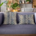 thumbnail image 2 of Plutus Brands Blue Plutus Wave Chevron Luxury Throw Pillow 20 in x 26in, Double Sided 20" x 26" Standard, 2 of 8
