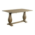 thumbnail image 4 of Martin Svensson Home Napa Pedestal Flip Top Sofa Table, Reclaimed Natural, 4 of 12
