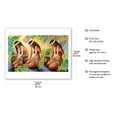 thumbnail image 2 of The Sun at the Source - Hawaiian Hula Dancers - From an Original Color Painting by Warren Rapozo - Fine Art Matte Paper Print (Unframed) 20x26in, 2 of 4