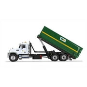 Mack Granite MP Garbage Truck w/Tub-Style Roll-Off Container Waste Management White & Green 1/87 HO Diecast Model by First Gear