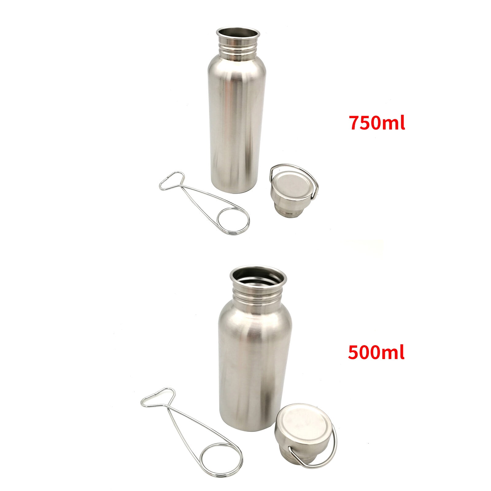 Tasse De Camping En Acier Inoxydable 500 Ml, Poignée Repliable, Couvercle Avec évent