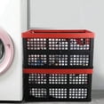 thumbnail image 4 of Obstnny 34 Quart Collapsible Storage Bins, Stackable Milk Crate, 3 Packs, 4 of 6