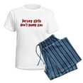 thumbnail image 5 of CafePress - Jersey Girls Don't Pump Gas ( Women's Light Pajama - Women's Short Sleeve Print T-Shirt and Pants Light Cotton Pajama Set, 5 of 7