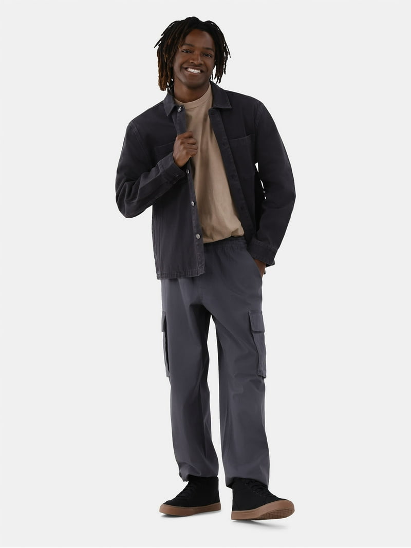 No Boundaries Cotton Twill Jacket, Men's and Big Men's