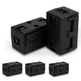 thumbnail image 2 of BTOER Ferrite Ring Core Black Clip-On Square Ferrite Core Noise Suppressor Cable Clamp, 2 of 5
