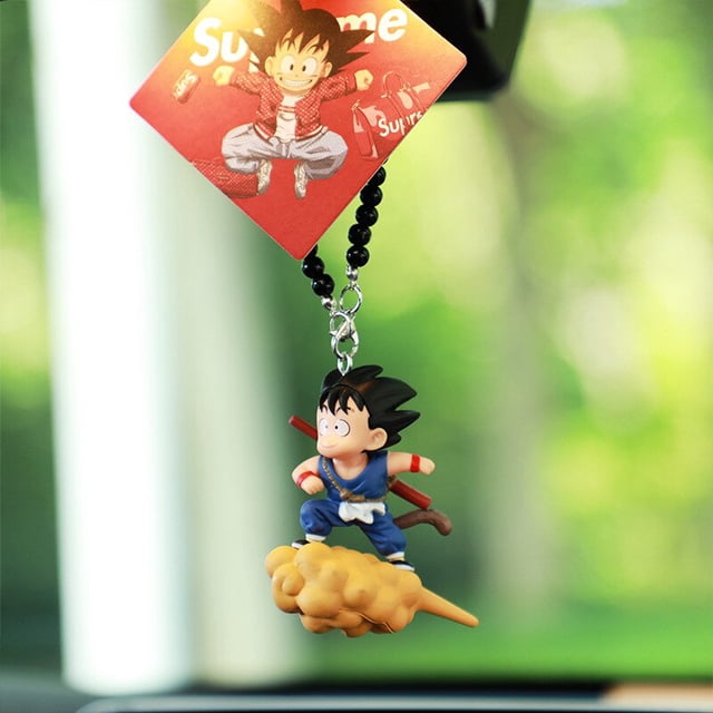 Colgante para espejo retrovisor de coche, adornos de nube de Anime de Dragon Ball Goku, regalo de cumpleaños, accesorios de decoración automática