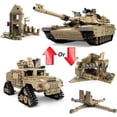 thumbnail image 2 of Kit modelo Feleph M1A2, juego de tanques militar a escala 1:28 con 1463 piezas, 2 of 7