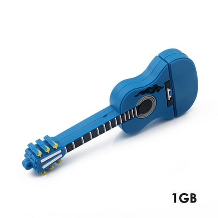 Mini Guitar USB Flash Drive USB 2.0 Flash Disk 1GB 2GB 4GB 8GB 16GB 32GB Pen Drive Memory Flash Card U Disk