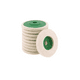 thumbnail image 1 of Discos De Rueda De Pulido Amoladora Angular 10 Piezas Lana verde beige, 1 of 4