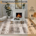 thumbnail image 3 of Area Rug 5x7 Modern Geometric Floor Cover with Non-Slip Backing, Marble Style Throw Rug, Machine Washable Soft Low Pile Accent Carpet for Living Room, Bedroom, Office, Camel, 3 of 7