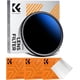 thumbnail image 1 of K&F Concept 82mm Variable ND2-2000 (1-11 Stops) ND Camera Lens Filter-18 Multi-Coated Adjustable Neutral Density Filter with 3 Vacuum Cleaning Cloths (K-Series), 1 of 8