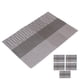 thumbnail image 2 of Tapete De Mesa, Posavasos De PVC, 5 Uds. Rectangular Para El Hogar Mgaxyff Gris, 2 of 8