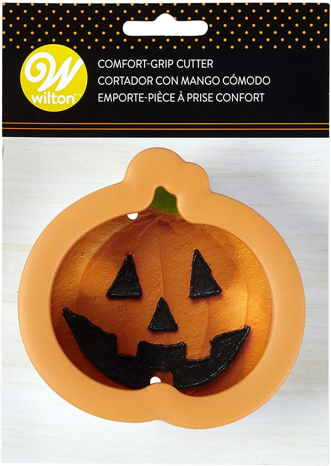 Great for Holloween Plastic Pumpkin Face Cookie Cutter