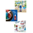 thumbnail image 4 of Premium Snow Cone Syrup Kit: 16-Ounce Bottles of Cherry, Blue Raspberry, Peach Mango, Sharkleberry, Green Apple, and Tropical Punch Syrups with 20 Cups and Straws, 4 of 5
