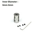 thumbnail image 1 of 1Set 4Mm/5Mm/6Mm/8Mm/10Mm Rigid Shaft Coupling Motor Connector Sleeve #45 Steel, 1 of 3