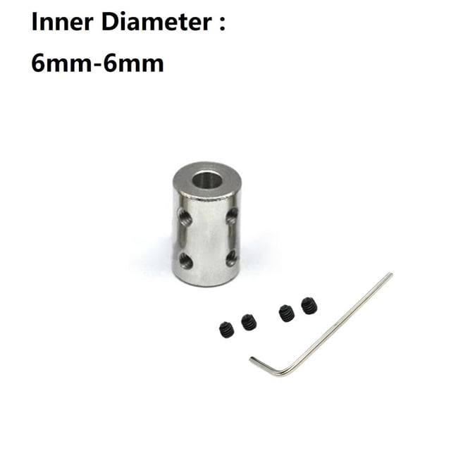 1Set 4Mm/5Mm/6Mm/8Mm/10Mm Rigid Shaft Coupling Motor Connector Sleeve #45 Steel