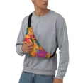 thumbnail image 2 of Easygdp Colorful Parrot Jungle Dream A Fanny Pack for Men Women,Fashion Waist Packs,Travel Hiking Chest Bag Daypack, 2 of 7