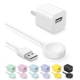 thumbnail image 1 of [Cargador] Cargador magnético JUCDEKE para Apple Watch de 1 m, color blanco, 1 of 9