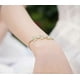 thumbnail image 2 of Pulsera de cadena de oro con dijes de mariposa, regalo de cumpleaños para adolescentes, mujeres que cumplen 20, 30, 40 y 50 años, hijas y hermanas., 2 of 4