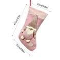 thumbnail image 3 of Xuniizn Christmas Stockings Bulk, Assorted Festive Xmas Stockings for Fireplace Mantel Decor, Traditional Holiday Ornaments, Christmas Decorations for Home, 100%Polyester, Pink, 3 of 7