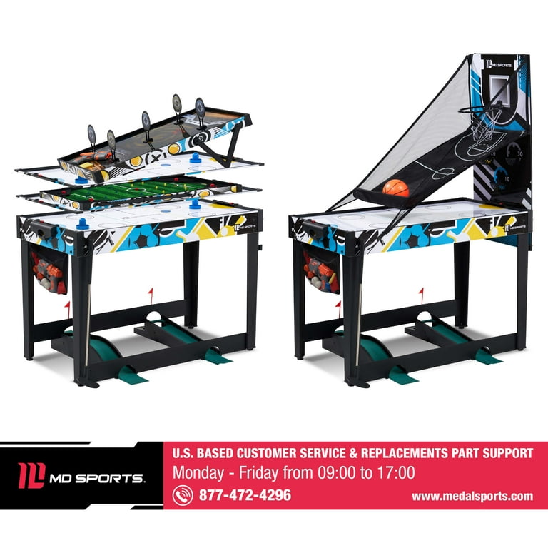 Medal Sports 4' Multi-Player 7-In-1 Combo Game Table - Walmart.com