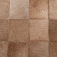 thumbnail image 4 of Pemberly Row Contemporary Blond Hair on Hide 60in Iron Bench, 4 of 6
