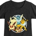thumbnail image 3 of Pokémon  - Eevee Group - Youth Girls Short Sleeve Graphic T-Shirt, 3 of 5