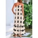 thumbnail image 5 of Vestido PRETTYGARDEN Maxi Floral Beige de un Hombro XXL, 5 of 8