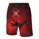thumbnail image 4 of Fotbe Black Spider Web With Spiders Trajes de Baño Estampados para Hombre, Shorts de Verano de Secado Rápido, Ropa de Playa, Bañadores-XX-Large, 4 of 6