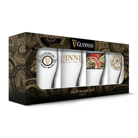 Guinness Beer Glasses - Guinness Boxed Tulip Glass - set of 4