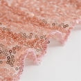 thumbnail image 6 of 47 Inch Sparkling Round Sequin Tablecloth - Rose Gold Glitter Cover for Eye-Catching Wedding & Birthday Party Decor, Dessert Table Centerpiece, Holiday Celebration Accent, 6 of 8