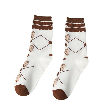 

Huaai socks for women Autumn Cute Bear Socks Japanese Women Korean Socks Girl Wearing Crew Socks cute socks B