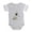 Heather Gray, variant on CafePress - Pug Dog Party - Cute Infant Baby Football Bodysuit