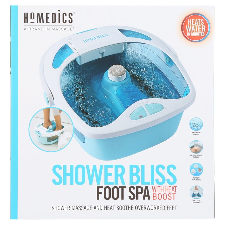 Free Shipping! Homedics Shower Bliss Foot Spa with Massage