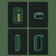 thumbnail image 2 of Cateissary Refrigerador Ambientador Máquina recargable por USB Desodorante de olores para el hogar Generador de desodorización de frutas frescas Cocina y Comedor Verde, 2 of 6