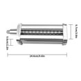 thumbnail image 2 of Vonky Pasta Maker Stainless Steel Spaghetti stainless steel pasta roller Roller Vertical Type Mixer Attachment Replacement for KitchenAid, Thick Type, 2 of 7