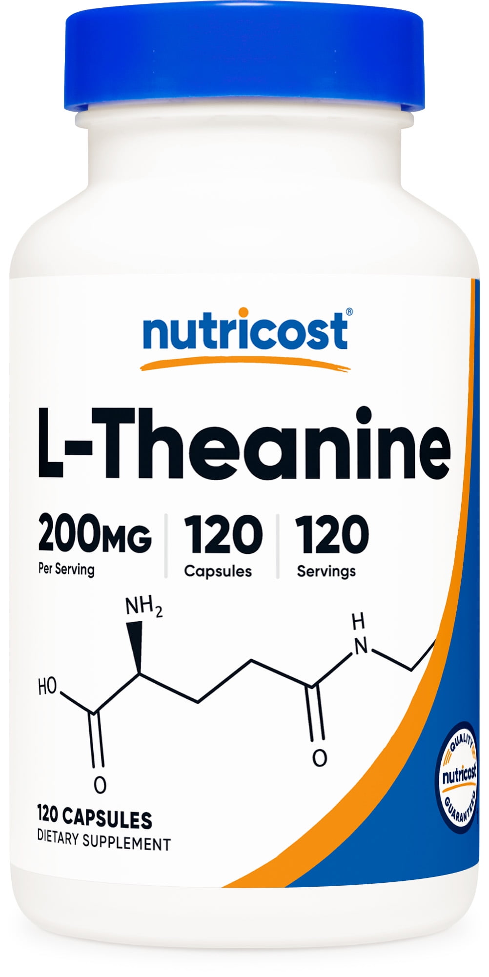 Buy Nutricost LTheanine 200mg, 120 Capsules, Double Strength Supplement Online at Lowest Price