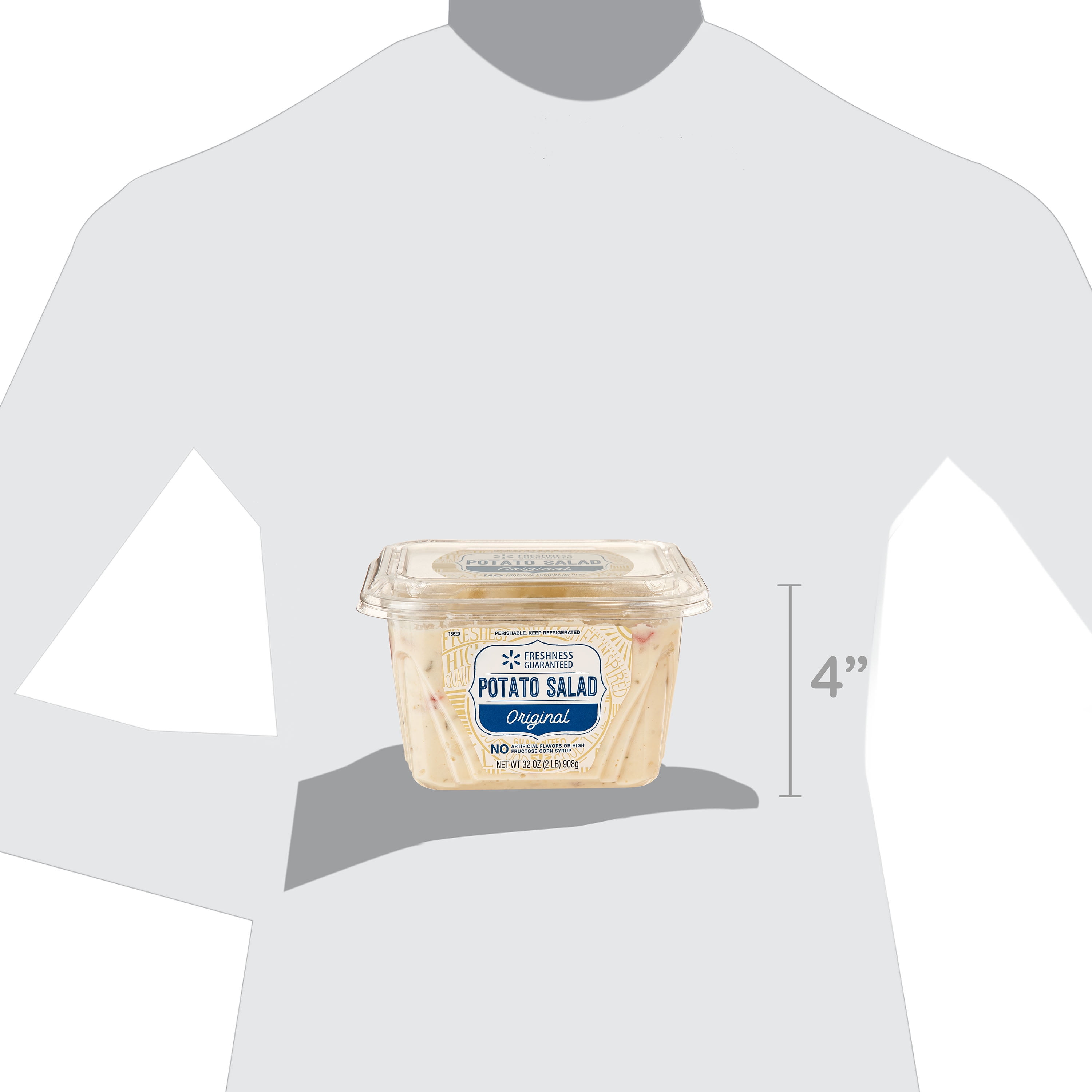 Freshness Guaranteed Original Potato Salad, Ready to Serve Family Tub, 32 oz (Refrigerated)