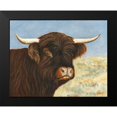 thumbnail image 2 of Babbitt, Gwendolyn 24x20 Black Modern Framed Museum Art Print Titled - Highland Cow, 2 of 5