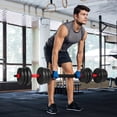 thumbnail image 1 of FONDOTIN 1 Set Adjustable Dumbbell Weight Set PE Red for Gym Training, 1 of 5