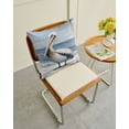 thumbnail image 4 of Outdoor Pillow Covers with Inserts, Coastal Pelican Waterproof Decorative Throw Pillow Cases, Modernism Art Oil Painting Birds Soft Cousion Covers Protector for Outside Patio Furniture Sofa 16"x16", 4 of 8