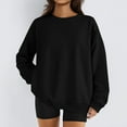 thumbnail image 6 of Resicozy Womens Oversized Sweatshirts Hoodies Cute Crewneck Sweaters Casual Tops Comfy Fall Fashion Winter Clothes 2025 Black XL, 6 of 6