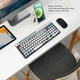 thumbnail image 3 of Combo Delgado De Teclado Y Mouse Inalámbricos, Juego Compacto De Teclado Y Mouse Inalámbricos Para Computadora, Computadora, Computadora De Escritorio, PC, 3 of 7